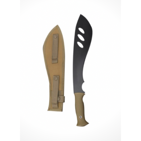 S&T - Machette d'entraînement caoutchouc - TAN S&T - Machette d'entraînement caoutchouc - TAN
