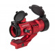 LANCER TACTICAL - Viseur point rouge/vert avec montage Cantilever - ROUGE