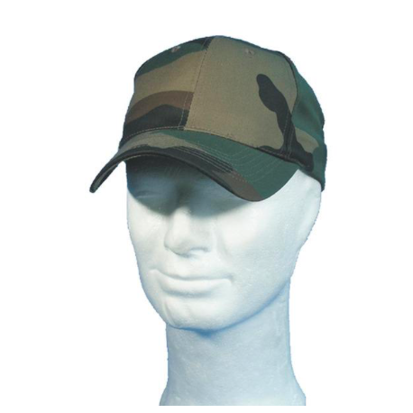 MMB - Casquette baseball camo Woodland