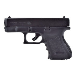 BBM - Pistolet d'alarme MINIGAP 9mm balle à blanc - NOIR