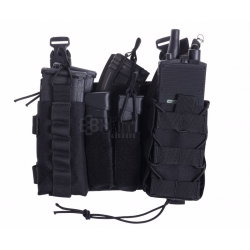 GFC - Triple Poches pour chargeur M4/AK/G36 - NOIR