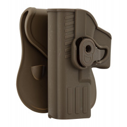BO MANUFACTURE - Holster QUICK RELEASE pour G17 - GAUCHER - TAN