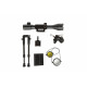 WELL - Pack Sniper MB4401D Noir avec bipied + lunette 3-9x40 + sangle + BB loader + Housse