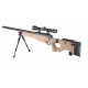 WELL - Pack Sniper MB08D OD avec lunette 3-9X40 + Bipied + Sangle + BB loader + Housse