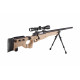 WELL - Pack Sniper MB08D tan avec lunette 3-9X40 + Bipied + Sangle + BB loader + Housse