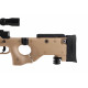 WELL - Pack Sniper MB08D tan avec lunette 3-9X40 + Bipied + Sangle + BB loader + Housse