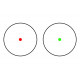 THETA OPTICS - Viseur point rouge/vert TAN