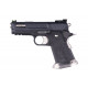 WE - Réplique Pistolet Airsoft Hi-capa 3.8 FORCE Brontosaurus GBB gaz - 1 joule - NOIR