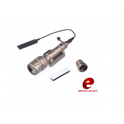 ELEMENT AIRSOFT - Lampe M620V avec support + Contacteur Déporté - TAN