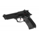 LS - Réplique Pistolet Airsoft M9 GBB Gaz 1 Joule - Noir