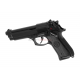 LS - Réplique Pistolet Airsoft M9 VERTEC GBB Gaz 1 Joule - Noir