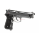 LS - Réplique Pistolet Airsoft M9 GBB Gaz 1 Joule - SILVER