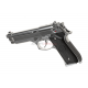 LS - Réplique Pistolet Airsoft M9 GBB Gaz 1 Joule - SILVER