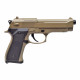 CYMA - Pistolet Airsoft AEP CM126 avec batterie lipo et mosfet - TAN