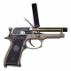 CYMA - Pistolet Airsoft AEP CM126 avec batterie lipo et mosfet - TAN