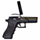 CYMA - Réplique Pistolet Airsoft AEP CM030 avec batterie lipo et mosfet - NOIR