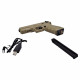 CYMA - Pistolet Airsoft AEP CM126 avec batterie lipo et mosfet - TAN