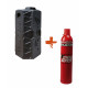 Pack Grenade Airsoft gaz à impact Storm Apocalypse Noir + Gaz