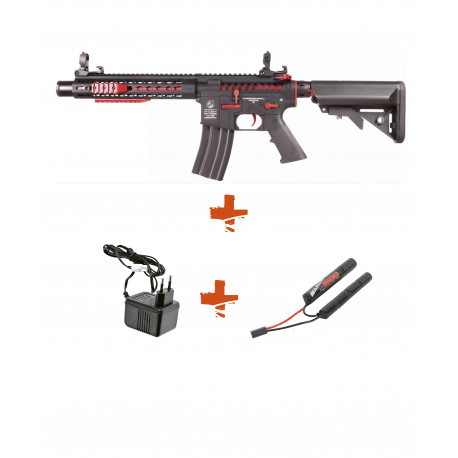 COLT - Pack M4 Full metal avec mosfet - Blast Red Fox Ed