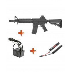 COLT - Pack Réplique Airsoft Colt M4 CQB - NOIR