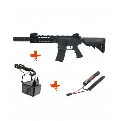 COLT - Pack Réplique airsoft Colt M4 Silent ops - NOIR