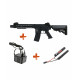 COLT - Pack Réplique Airsoft Colt M4 Keymod Blast Black full metal 1.2J - NOIR