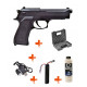 CYMA - Pack Réplique Pistolet Airsoft AEP CM126 Tan + billes + mallette