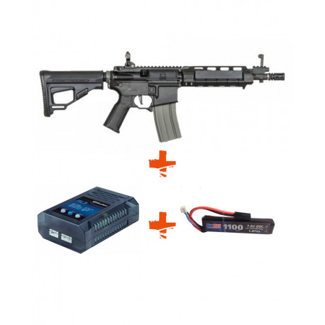 ARES - Réplique AirsoftAmoeba M4-AMMS AEG - Noir ARES - Réplique AirsoftAmoeba M4-AMMS AEG - Noir