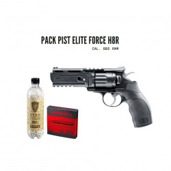 Pack Réplique Airsoft Revolver ELITE FORCE H8R Co2 - 1 joule
