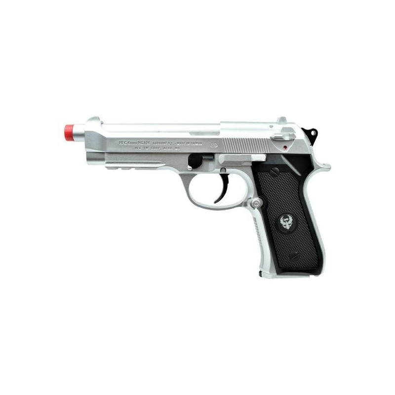HFC - Réplique Pistolet Airsoft M9 HG106S GNB Gaz - SILVER