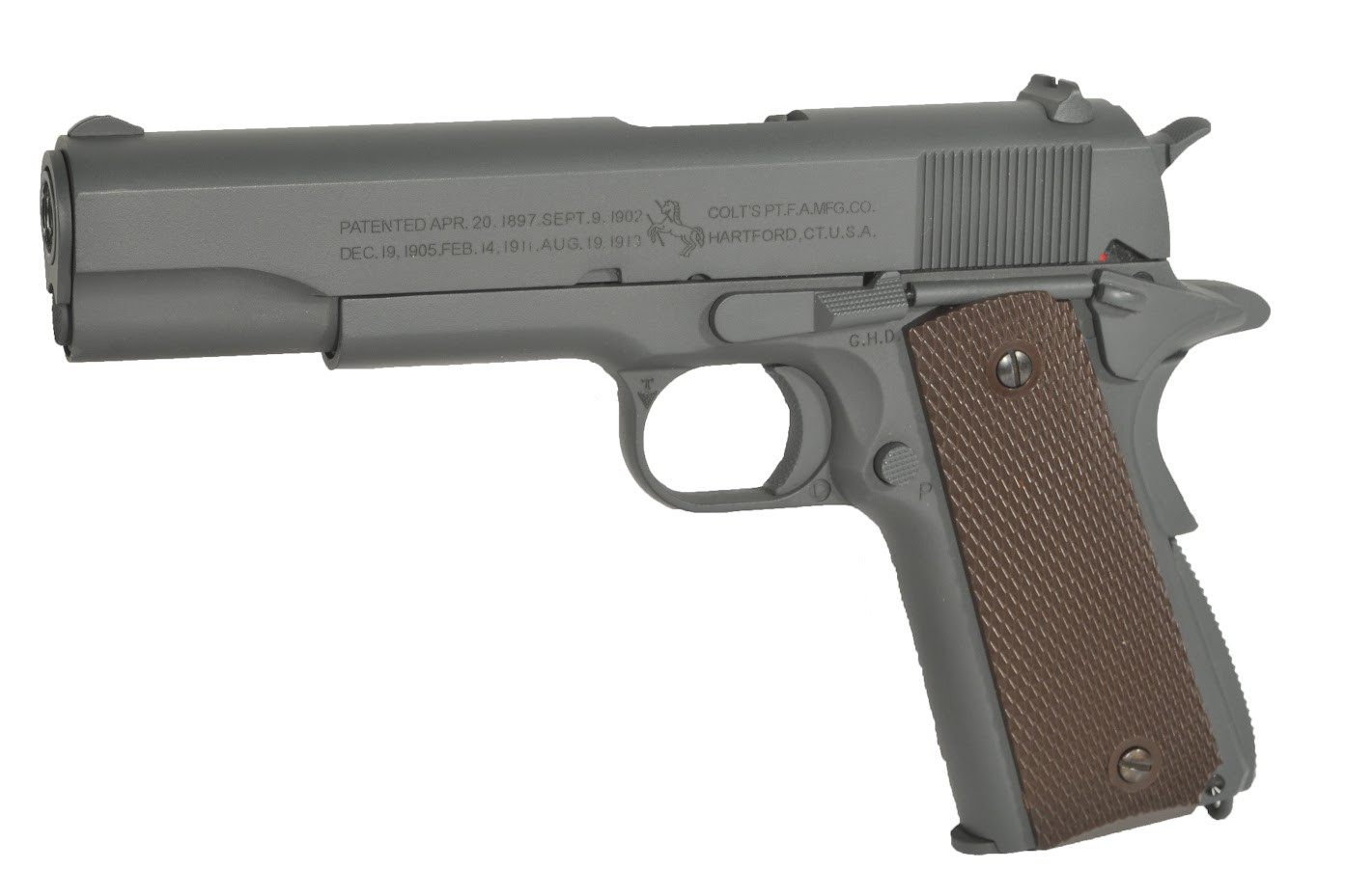 Réplique Airsoft 1911 100Th Anniversary parkerized GBB CO2