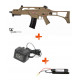 SAIGO DEFENSE - Pack Réplique Airsoft G36C AEG - TAN