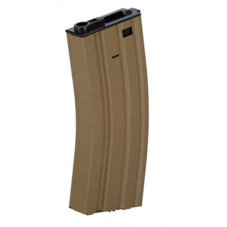LANCER TACTICAL - Chargeur Hi-cap métal pour M4/M16 - 300 billes - TAN LANCER TACTICAL - Chargeur Hi-cap métal pour M4/M16 - 300 billes - TAN