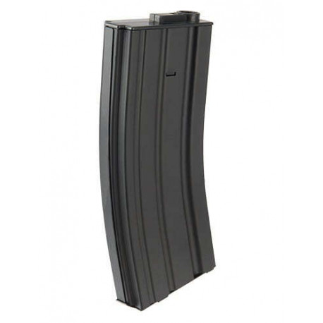 LANCER TACTICAL - Chargeur Mid-cap métal pour M4/M16 - 120 billes - NOIR LANCER TACTICAL - Chargeur Mid-cap métal pour M4/M16 - 120 billes - NOIR