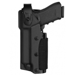 VEGA HOLSTER - Holster droitier Zoom VKZ8 pour GLOCK 17/18/19/22/23 avec lampe/laser - TAN