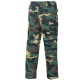 COMMANDO - Pantalon BDU Army Cargo - WOODLAND