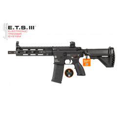 EVOLUTION - Réplique Airsoft E-416 CQB RAHG ETS III full métal - NOIR