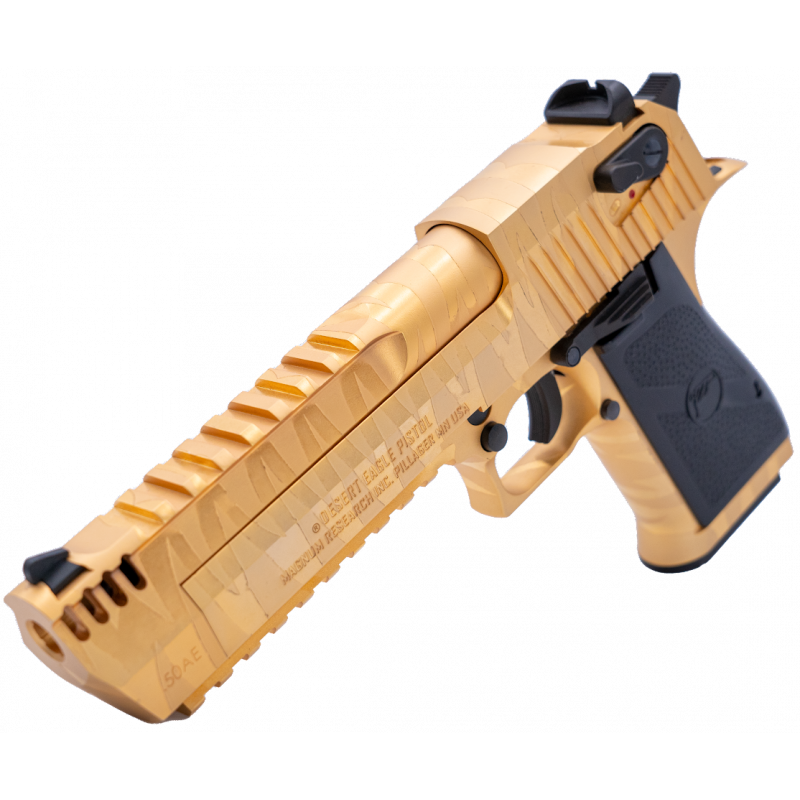 DESERT EAGLE Réplique Airsoft Desert Eagle L6 Tiger Stripes Gold GBB
