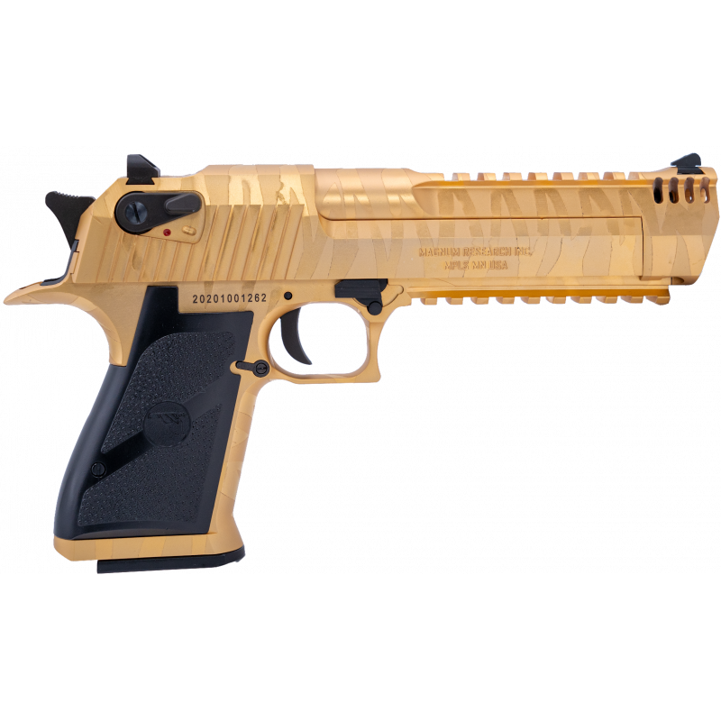 DESERT EAGLE Réplique Airsoft Desert Eagle L6 Tiger Stripes Gold GBB