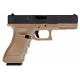 WE - Réplique Pistolet Airsoft G18C Gen 4 GBB Gaz - semi/full auto - NOIR