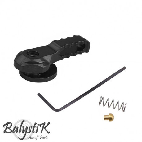 BALYSTIK - Sélecteur de tir pour M4 AEG - Canelé - NOIR BALYSTIK - Sélecteur de tir pour M4 AEG - Canelé - NOIR