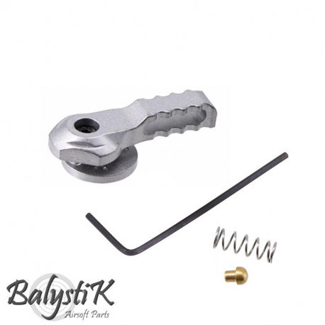 BALYSTIK - Sélecteur de tir pour M4 AEG - Canelé - ROUGE BALYSTIK - Sélecteur de tir pour M4 AEG - Canelé - ROUGE