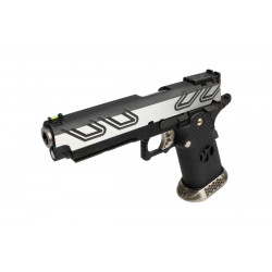 AW CUSTOM - HI-CAPA HX2301 IPSC GBB Gaz - 1 joule - SILVER