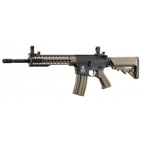 LANCER TACTICAL - Pack réplique airsoft AEG LT-12K GEN2 M4 Keymod - TAN/NOIR LANCER TACTICAL - Pack réplique airsoft AEG LT-12K GEN2 M4 Keymod - TAN/NOIR