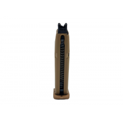 GLOCK - Chargeur pour Glock 17 GEN5 GBB Gaz - 24 Billes - TAN