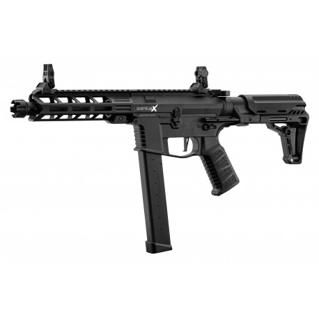 LANCER TACTICAL - Réplique Airsoft AEG LT-35 Gen2 Battle X PDW - NOIR