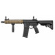 LANCER TACTICAL - Pack Réplique Airsoft M4 AEG LT-18 GEN2 MK18 - Noir/Bronze