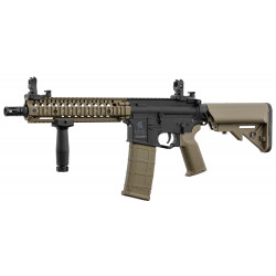 LANCER TACTICAL - Pack Réplique Airsoft M4 AEG LT-18 GEN2 MK18 - Noir/Tan