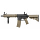 LANCER TACTICAL - Pack Réplique Airsoft M4 AEG LT-18 GEN2 MK18 - Noir/Bronze