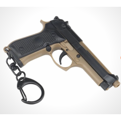 TACTICAL OPS - Porte Clefs M9 - TAN/NOIR